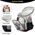 thumbnail image 3 of Backpack Cooler lunch bag 36 Can Capacity Insulated Bag for Camping, Beach, Hiking & Travel Highland Cow with Wildflowers, 3 of 7