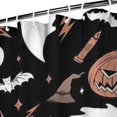 thumbnail image 3 of Accented Spooky Halloween Pattern Shower Curtain 72"x84" ,Bathroom Decorative Shower Curtains Set with 12 Hooks,Modern Waterproof Washable Shower Curtain, 3 of 6