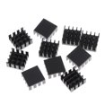 thumbnail image 3 of Disipador de calor de aluminio de 14x14x7 mm, de refrigeración para licencia de circuito, para computadora portátil, CPU, GPU, tarjeta gráfica, chi Yotijar Almohadilla del disipador de calor de la CPU, 3 of 7