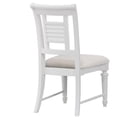 thumbnail image 6 of Pemberly Row Eggshell White Wood Coastal Style Dining Chair - Set of 2, 6 of 7