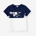 thumbnail image 2 of PatPat Family Matching Sets Color Block Floral Panel Tee or Tank Top Floral Print Bottom Dress, 2 of 6