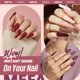 thumbnail image 3 of Kit de esmalte de uñas en gel MEFA, 12 colores con luz UV, 7 ml, otoño, 3 of 9
