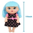 thumbnail image 3 of Cuddle Kids: 11" Yummy Hearts Dolls - 2 Pack Hard Body Dolls, Brush Their Blue & Pink Hair w/ The Included Combs, New Adentures, Toddler & Kids Age 2+, 3 of 7
