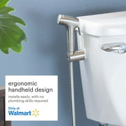 Brondell Rinslet Hand-Held Bidet in Brushed Nickel Finish, Silver