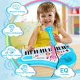 thumbnail image 6 of Beefunni Piano Toys for Kids, Musical Keyboard Blue Instrument with Microphone for Toddlers Baby, Christmas Gifts Toys for Boys Girls Aged 2 3 4 5 6+, 6 of 8