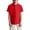 Red, variant on Kids Quick Dry Polo Shirt, Unisex Boys Girls Short Sleeve School Uniform Top, Breathable Polyester Casual Daily Wear Tee, Sizes 110-150