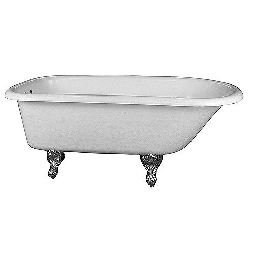Barclay Acrylic Roll Top Claw Foot Tub 60"