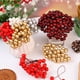 thumbnail image 4 of 1/20 piezas de bayas de espuma artificiales, mini tallos de bayas de acebo rojas, cerezas falsas para adornos de árboles de Navidad, fiestas de Navidad, decoración del hogar, 4 of 5