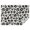 Black and White-1, variant on Black and Yellow Of Leopard Print Rectangle Tablecloth 60"x84",Waterproof Polyester Rectangle Table Cloth, Wipeable Spillproof Polyester Tablecloth for Dining, Camping, Indoor and Outdoor
