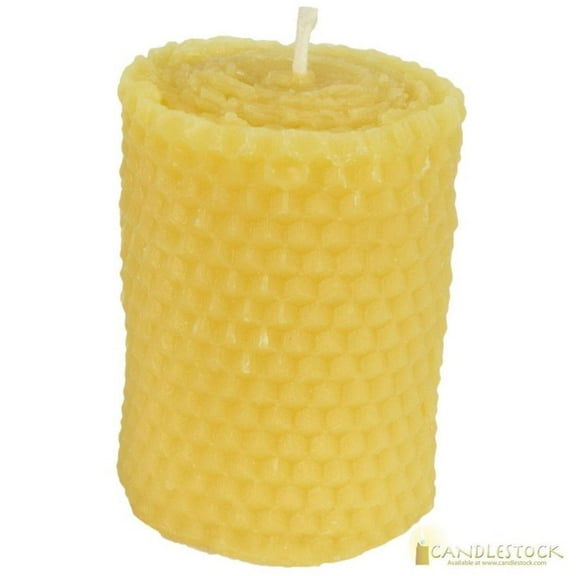 Honey Comb Beeswax Pillar Candle