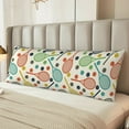 thumbnail image 6 of Picia Racket and Tennis Ball Body Pillow Cover - Super Soft Microfiber 20x54 Body Pillow Case - Envelope Closure, Wrinkle, Stain Resistant Body Pillow Cover,Elegant Bedding, 6 of 8
