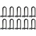 thumbnail image 2 of US STAINLESS 10 Pcs Acier Inoxydable 316 Long Manille 3/16 Pouces (5mm) Grade Marin, 2 of 2
