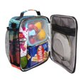 thumbnail image 3 of Haosy Colorful Block Doodle Reusable Lunch Box Men/Women Insulated Lunch Bag for School Picnic Travel, 3 of 4