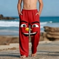 thumbnail image 1 of Pantalones largos para niños y niñas, de moda, estampados, casuales, de playa, con bolsillos., 1 of 9