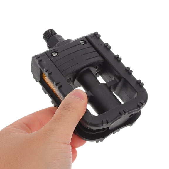 DEEPCRAFF 2Pcs Universal Folding Bike Pedals Plastic Flat Design with Quick Install for E Bikes