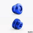thumbnail image 4 of Pasadores de capó de liberación rápida con botón de 0,87" para SUV, universales de aluminio. Azul, 4 of 9