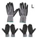 thumbnail image 2 of Guantes de trabajo 3 pares de guantes de trabajo de goma de nitrilo de seguridad resistentes a los cortes Protector de manosL, 2 of 8