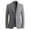 Gray, variant on Vedolay Men Tops Men's Casual Long Sleeve Open Front Lapel Collar Work Office Blazer Jacket,Gray L