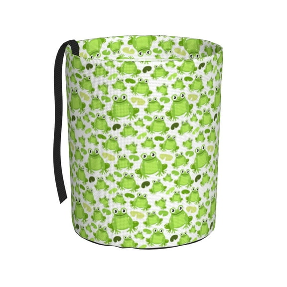 Naloa Cute Frogs Car Trash Can Garbage Car Accessories Trash Can Car Waste Bin for for Driver and Passenger Any Vehicle