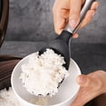 thumbnail image 2 of Rice Spoon*1 Clearance! Stainless Silicone Rice Spoon Non Stick Pan Rice Spoon&Nbsp;Flexibility Strong Hanging Hole Design Rice Cooker for Rice Spoon Kitchen Tools, 2 of 6