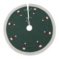 thumbnail image 1 of Falda para árbol de Navidad de 48'', grande, gruesa, tradicional, redonda Verde, 1 of 8