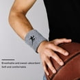 thumbnail image 6 of 1Pc Wrist Sweatband Tennis Sport Wristband Volleyball Gym Wrist Brace Support Sweat Band Towel Bracelet Protector Clearance, 6 of 6