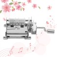 thumbnail image 1 of Music Box Accessories,15 Note Hand Crank Note Music Box Movement Music Box Parts Meticulously Designed, 1 of 10