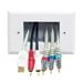 - Peerless Easy Mount Recessed Low Voltage Cable Plate IBA4-W - mount transition plate