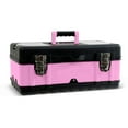 thumbnail image 1 of Caja de herramientas Pink Power Pink 18 pequeña de metal y plástico para mujer, 1 of 6