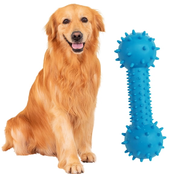 Kingtowag TPR Pet Toys Dog Chew Bone, Natural Rubber Teeth Chew Play Training Fun for Aggressive Chewers, Durable Rubber Chew Toy that Cleans Teeth Naturally