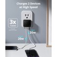 thumbnail image 4 of Cargador Nekmit de doble puerto USB C de 40 W PD de carga rápida, 4 of 9