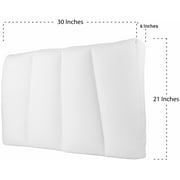 Deluxe Comfort Microbead Cloud Pillow Bed, X-Large, White