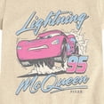 thumbnail image 3 of Cars - Lightning McQueen Motorcross Girls' Fitted Short Sleeve Graphic T-Shirt, 3 of 5