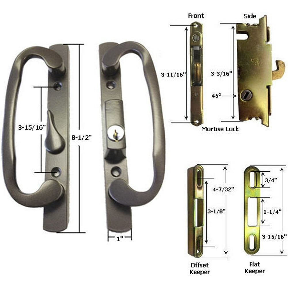 Sliding Patio Door Handles With Lock Image to u
