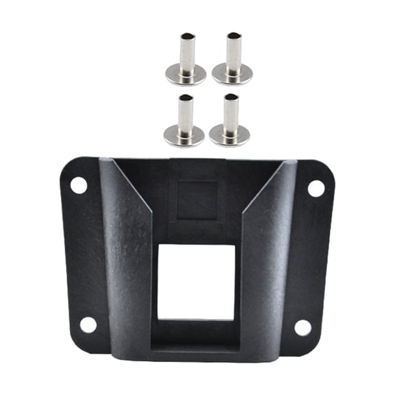 Folding Bikes Pigs Nose Mounting Adapter with Screw Aluminum Alloy Folding Bike Front Carriers Block Bag Brackets Holder
