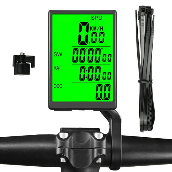 Bike Computer | Waterproof Biking Speedometer | Wired Real Time Bike Computer for Exercise, Mountain, Commuting, Touring, Outdoors