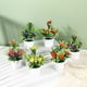 thumbnail image 2 of Flores artificiales Bonsai Diy Decoración del hogar Maceta ornamental Baño Alféizar Mini maceta Navidad Boda Decorativa, 2 of 5