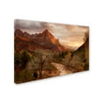 thumbnail image 2 of Trademark Fine Art 'Zion Watchmen Sunset' Canvas Art by Mike Jones Photo, 2 of 3