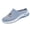 AE05_Light Blue, variant on Womens Breathable Knit Slip-On Walking Shoes Slide on Backless Tennis Sneakers Loafers with Arch Support Summer Casual Slip on Mules Flats Shoes Light Blue