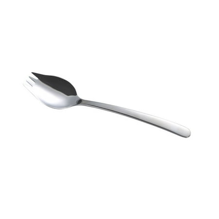 

XHAO Noodles fork 2 in 1 Non-stick Stainless Steel No Rough Edges Portable Salad Spork for Home