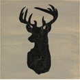 thumbnail image 2 of LightBoxJournal 12x12 White Modern Wood Framed Museum Art Print Titled - Love Deer, 2 of 4