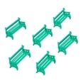 thumbnail image 2 of 6 sillas de banco de Parks Street, modelo de sofá, escala HO, accesorio decorativo para paisajismo, mesa de , accesorios de diseño., 2 of 9