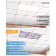 thumbnail image 7 of Fluorescent Light Covers for Ceiling Lights 2 Pack, Purple Coral Coastal Magnetic Classroom Light Covers 4x2 Feet, White Summer Ocean Seaside Fluorescent Ceiling Filters for Office Classroom, 7 of 7