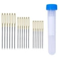 thumbnail image 3 of Abbracc 18Pcs Blunt Needles, Large-Eye Stitching Needles with Storage Bottle Hand Sewing, 3 of 8