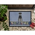 thumbnail image 3 of Carolines Treasures BB5615MAT Standard Schnauzer Black Grey Welcome Door Mat Indoor Rug or Outdoor Welcome Mat 18x27, 3 of 4