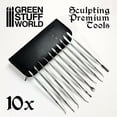 thumbnail image 1 of Green Stuff World 10x Outils de Sculpture Professionnels avec Étui Neuf, 1 of 3