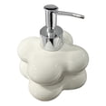 thumbnail image 1 of Cloud Press Pump Bottle Ceramic Reusable Decoration Refillable Cloud Shape Dispenser Bottle for Bathroom Milky White, 1 of 5