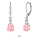 thumbnail image 3 of Sonducket Pendientes colgantes de ópalos de fuego elegantes, aretes colgantes de lágrima de Color chapado a la moda y llamativos Ropa, zapatos y accesorios Miscelánea rosa, 3 of 6