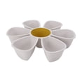 thumbnail image 1 of Hometrends Daisy Bamboo Melamine Chip & Dip Platter 13.375 Inch, 1 of 5