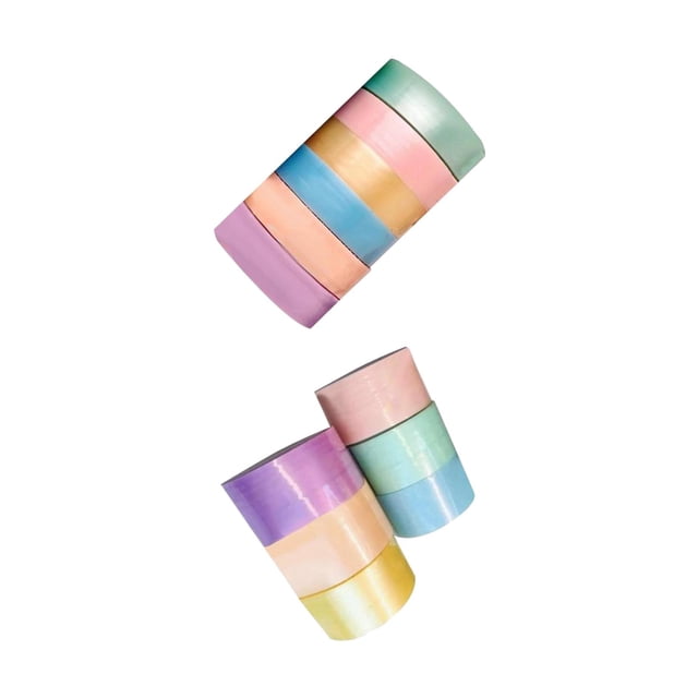 12 Cintas Adhesivas Para Bolas, Manualidades Decorativas Coloridas Educativas Para Adultos Zulema Cintas de bolas adhesivas
